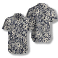 Apes Skull Seamless Pattern Hawaiian Shirt