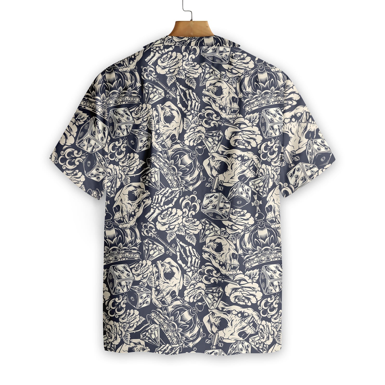 Apes Skull Seamless Pattern Hawaiian Shirt