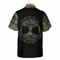 Camouflage Skull Viking Hawaiian Shirt, Son Of Odin Viking Shirt