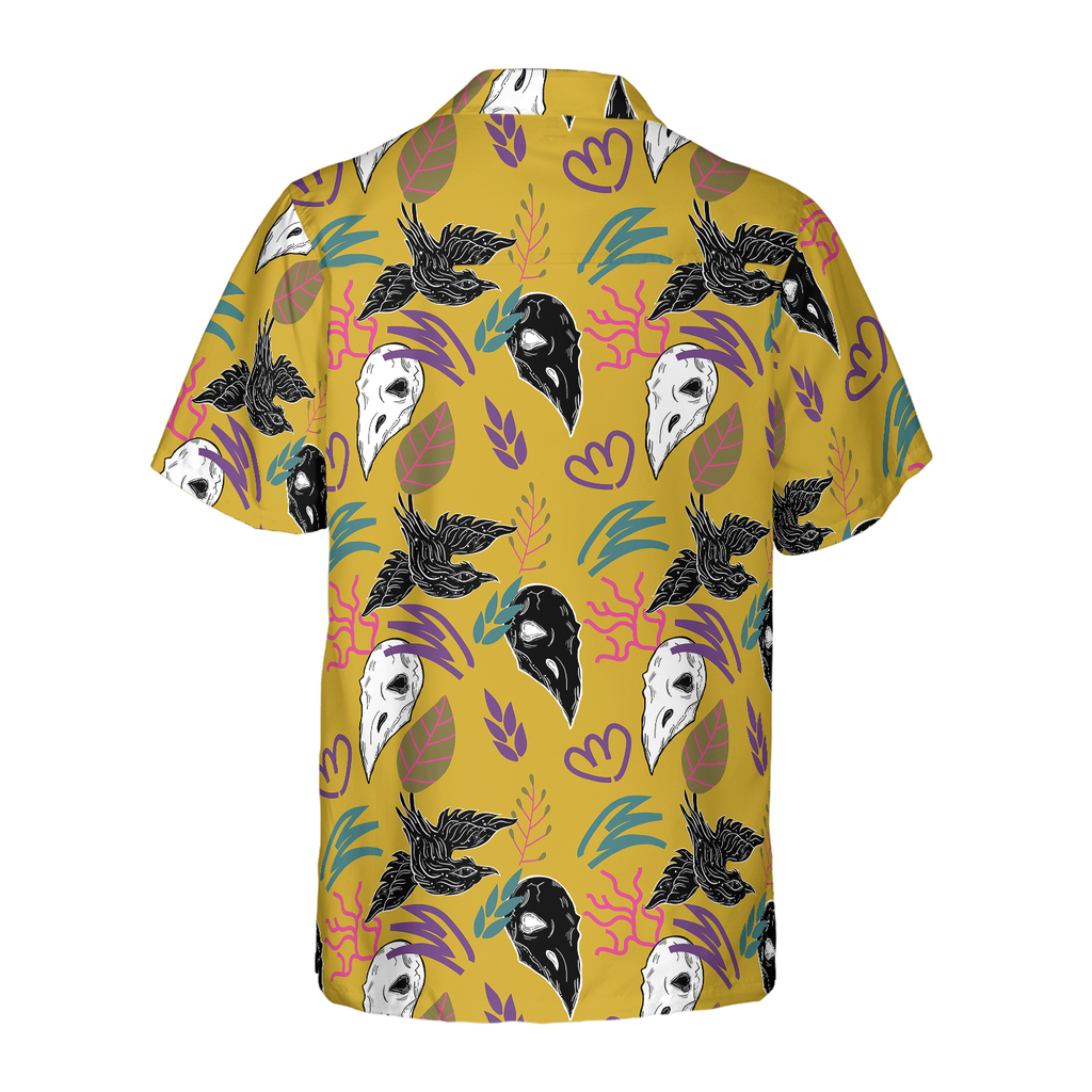 Bird Skull Hawaiian Shirt