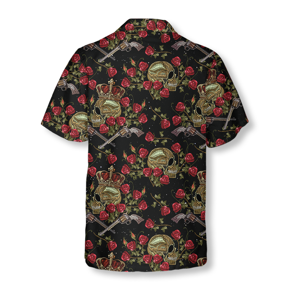 King Of Pirates In Crown Hawaiian Shirt